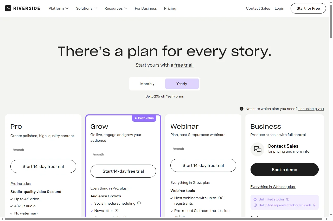 Riverside official website preview, 22 September 2026