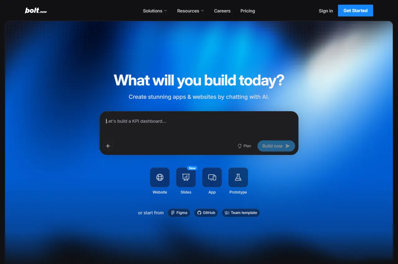 Bolt official website preview