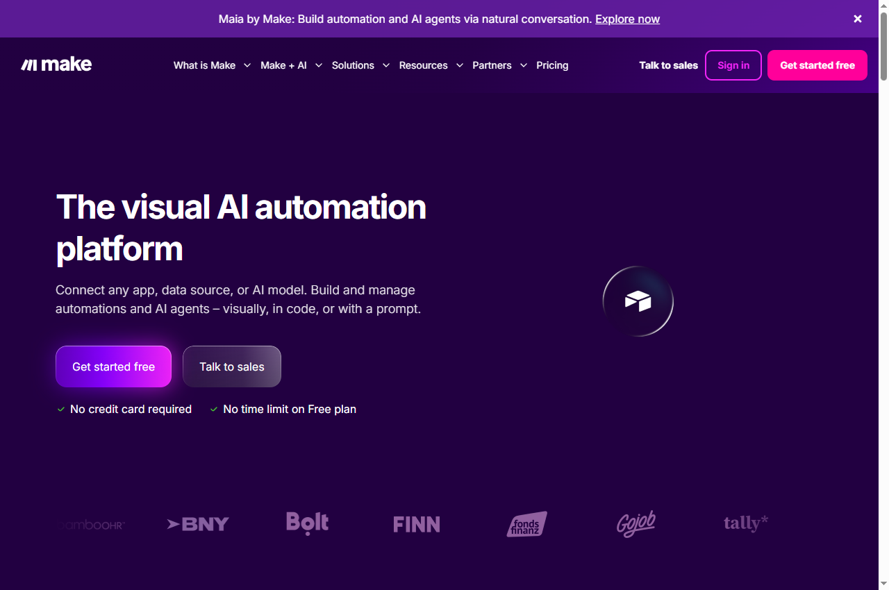 Make official public website preview, 22 September 2026